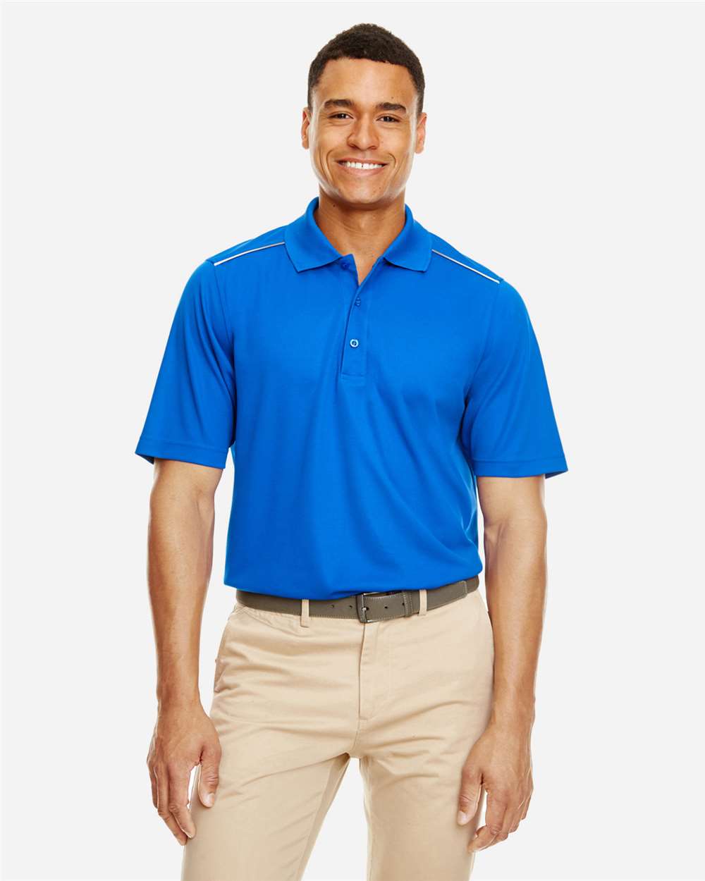 Core365 88181R Men's with Reflective Piping