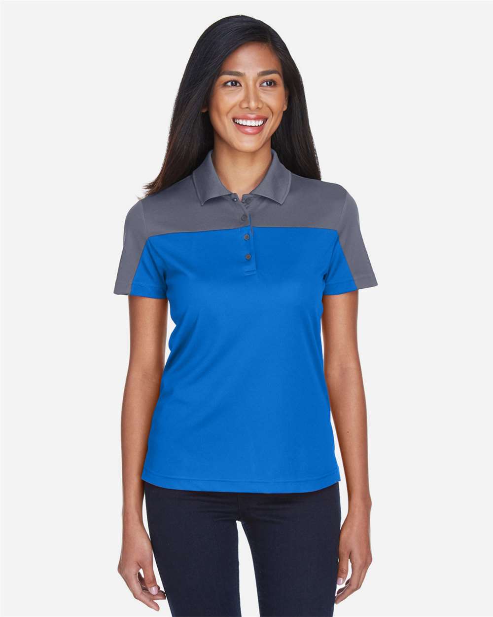 CE101W Women's Balance Colorblock Performance Piqué Polo