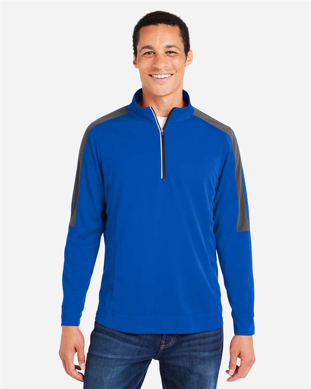 Core365 CE404 Men's Colorblock 1/4-Zip Pullover