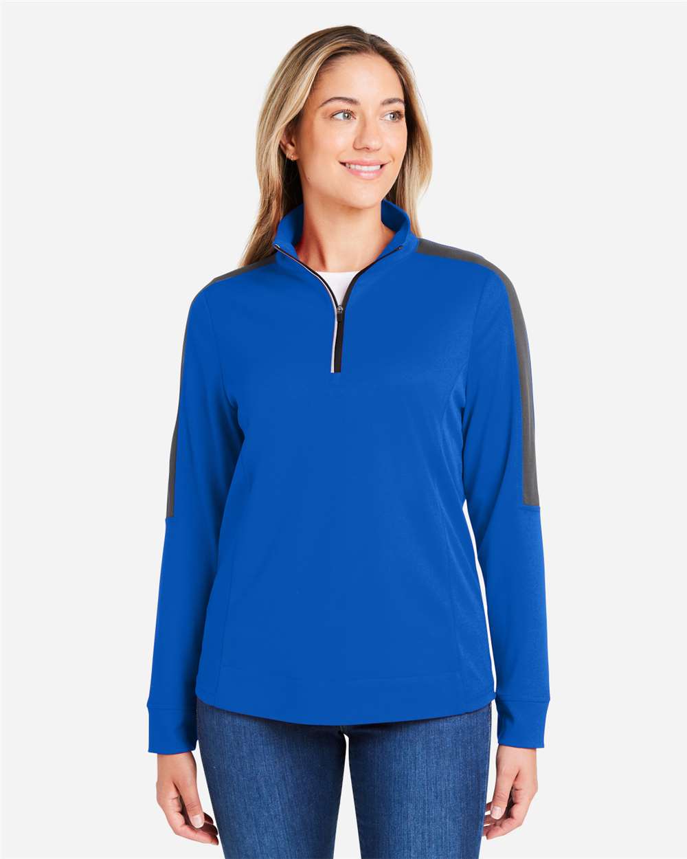 Core365 CE404W Women's Colorblock 1/4-Zip Pullover