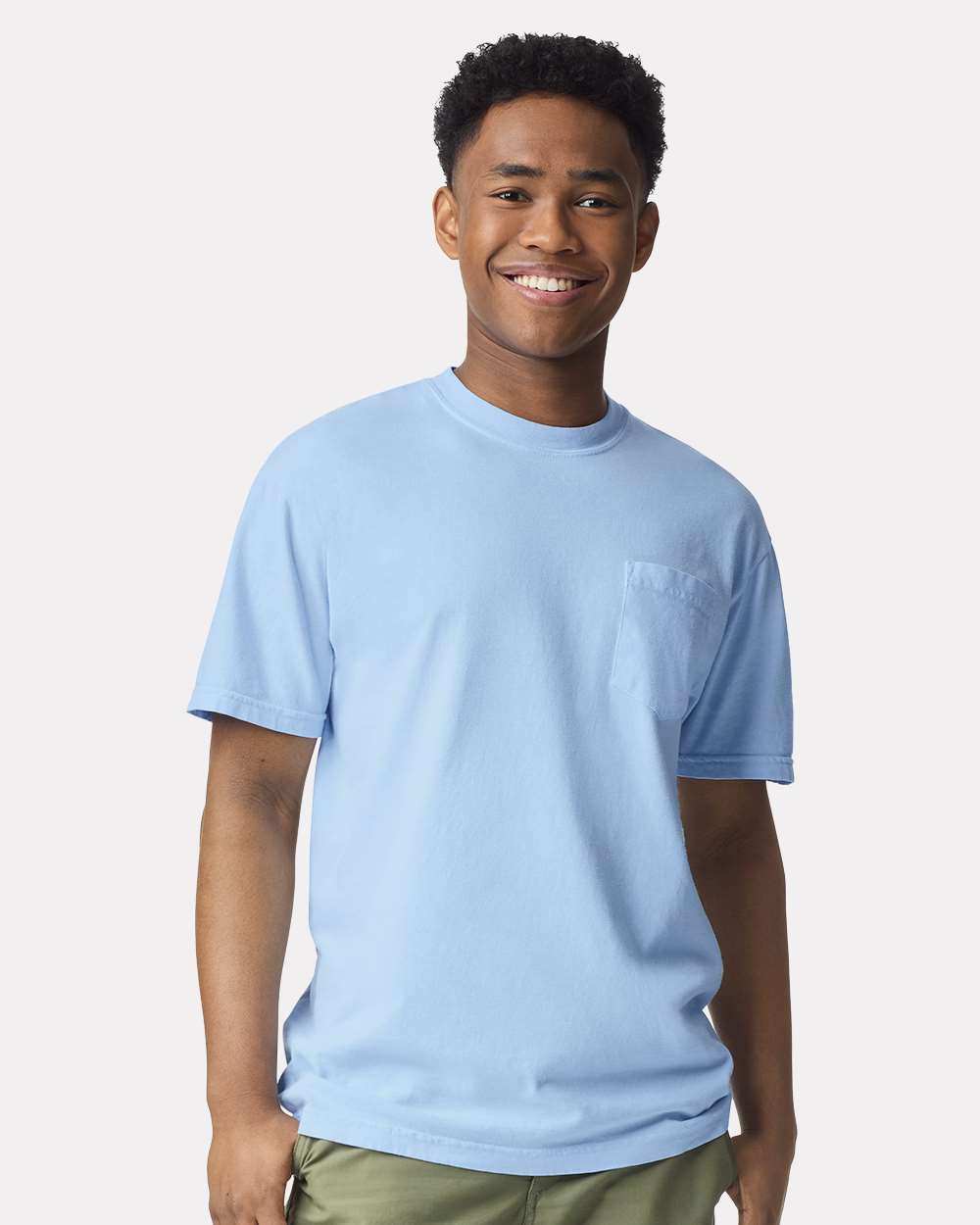 Unisex Garment-Dyed Heavyweight Pocket T-Shirt - 6030