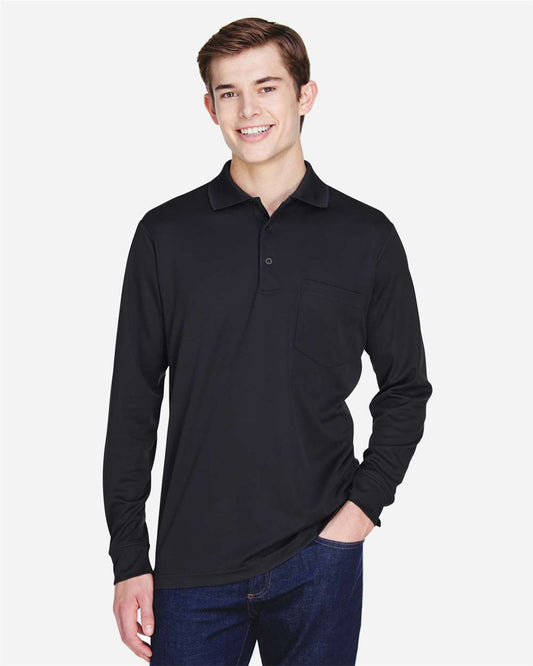 88192P Men's Pinnacle Performance Long Sleeve Piqué Polo with Pocket