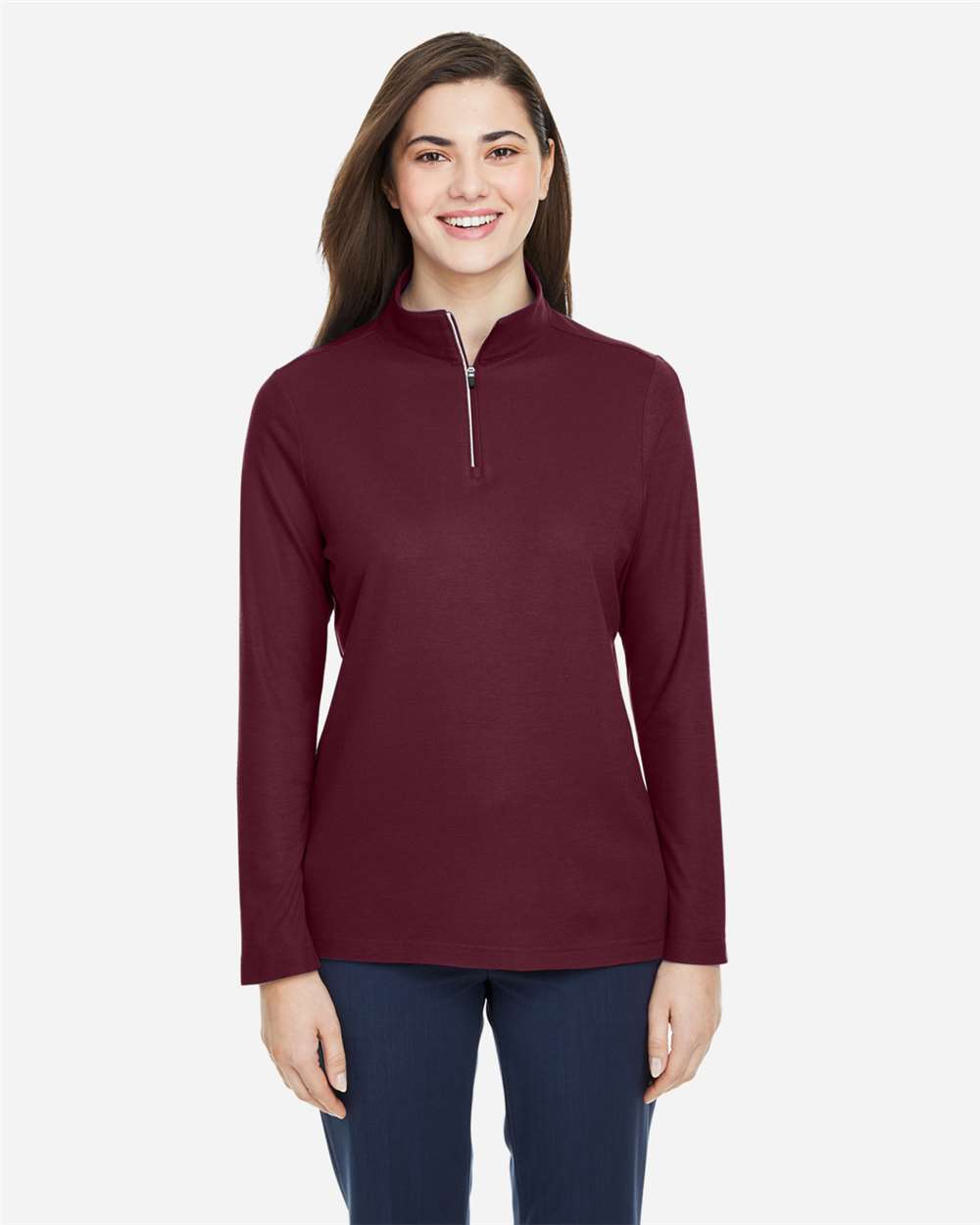 Core365 CE405W Women's Pique 1/4-Zip Pullover