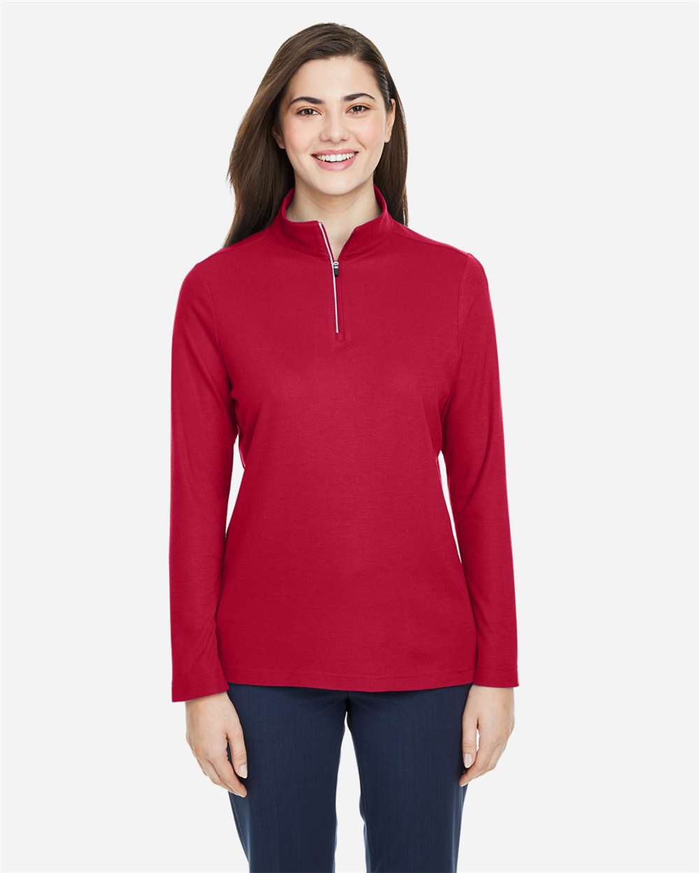 Core365 CE405W Women's Pique 1/4-Zip Pullover