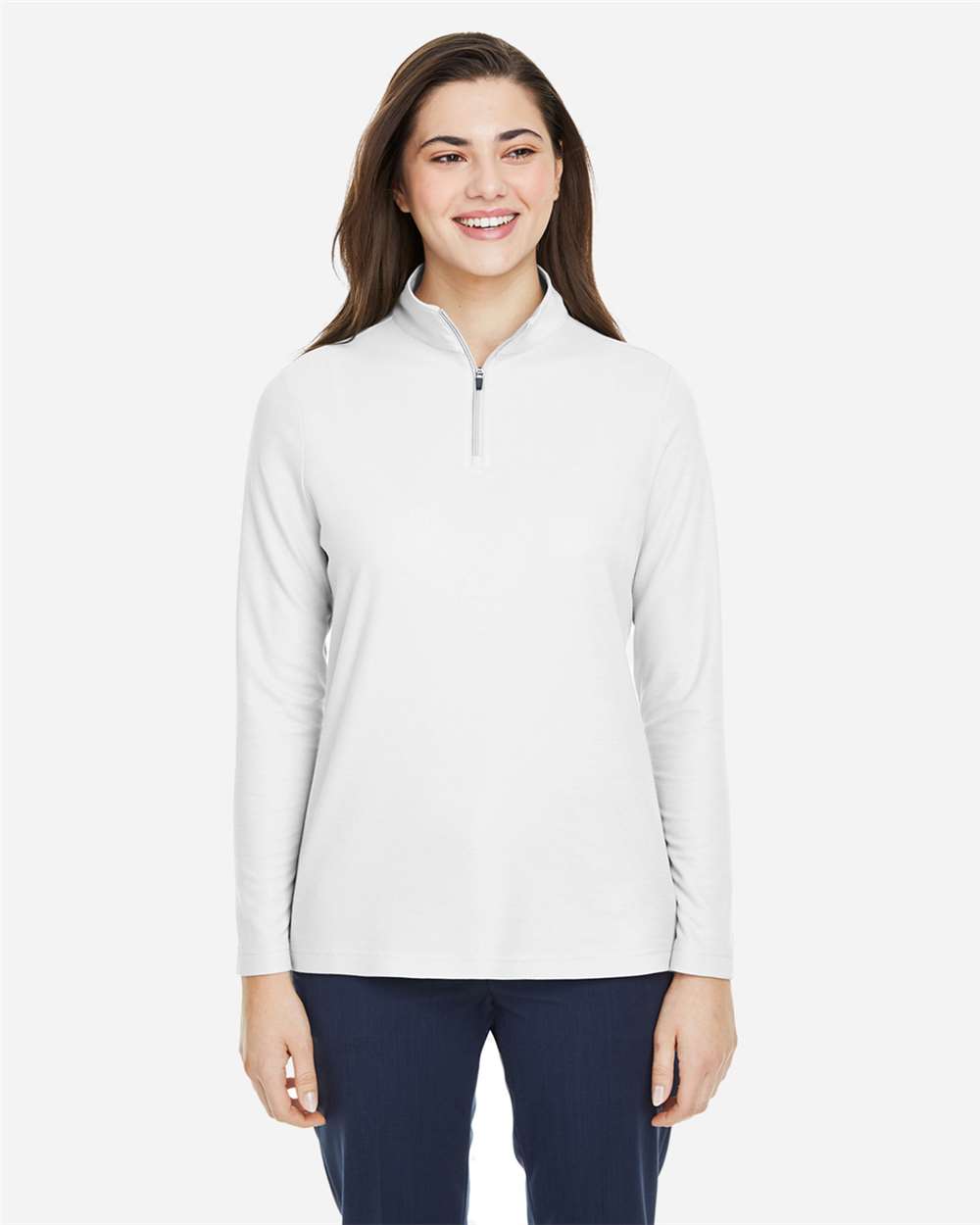 Core365 CE405W Women's Pique 1/4-Zip Pullover