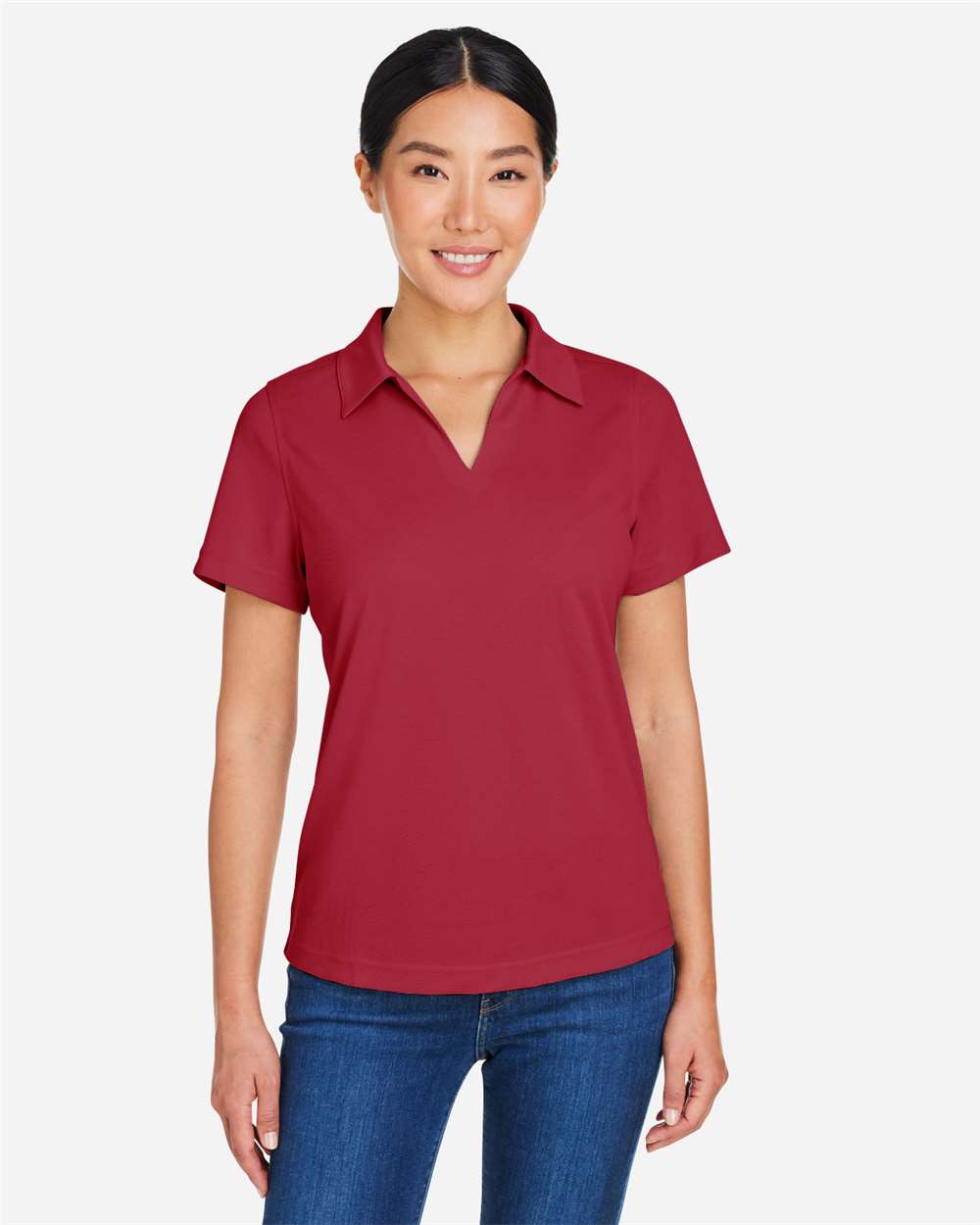 Core365 CE104W Women's Market Snag Protect Mesh Polo
