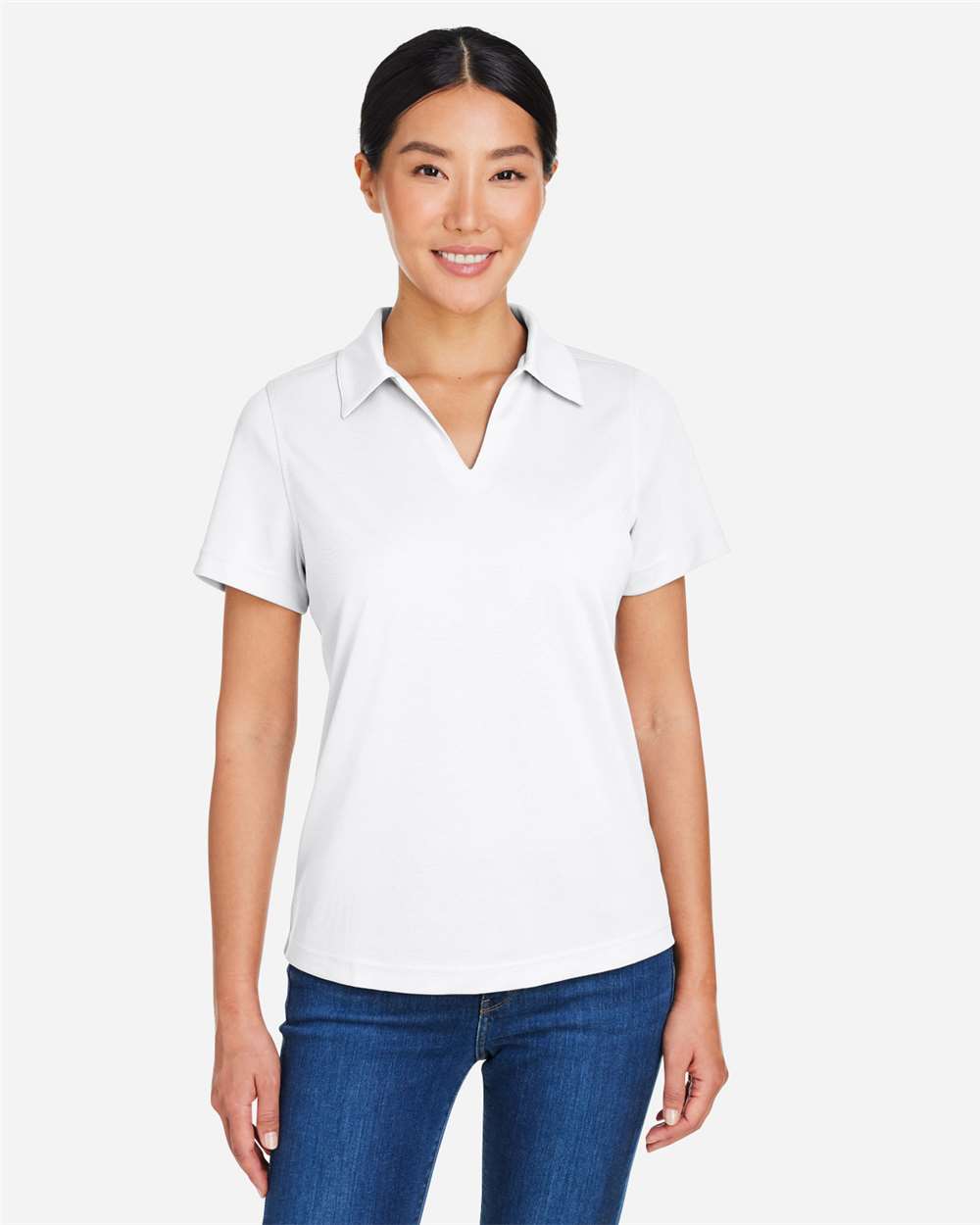 Core365 CE104W Women's Market Snag Protect Mesh Polo