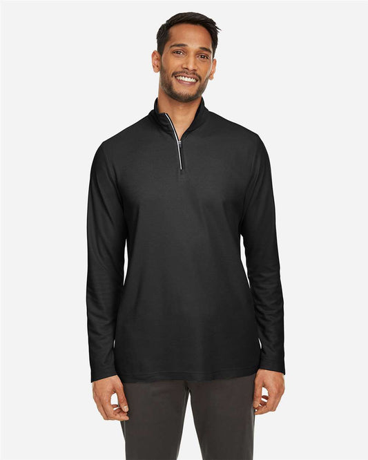CORE365 CE405 Men's Fusion ChromaSoft™ Pique 1/4-Zip Pullover