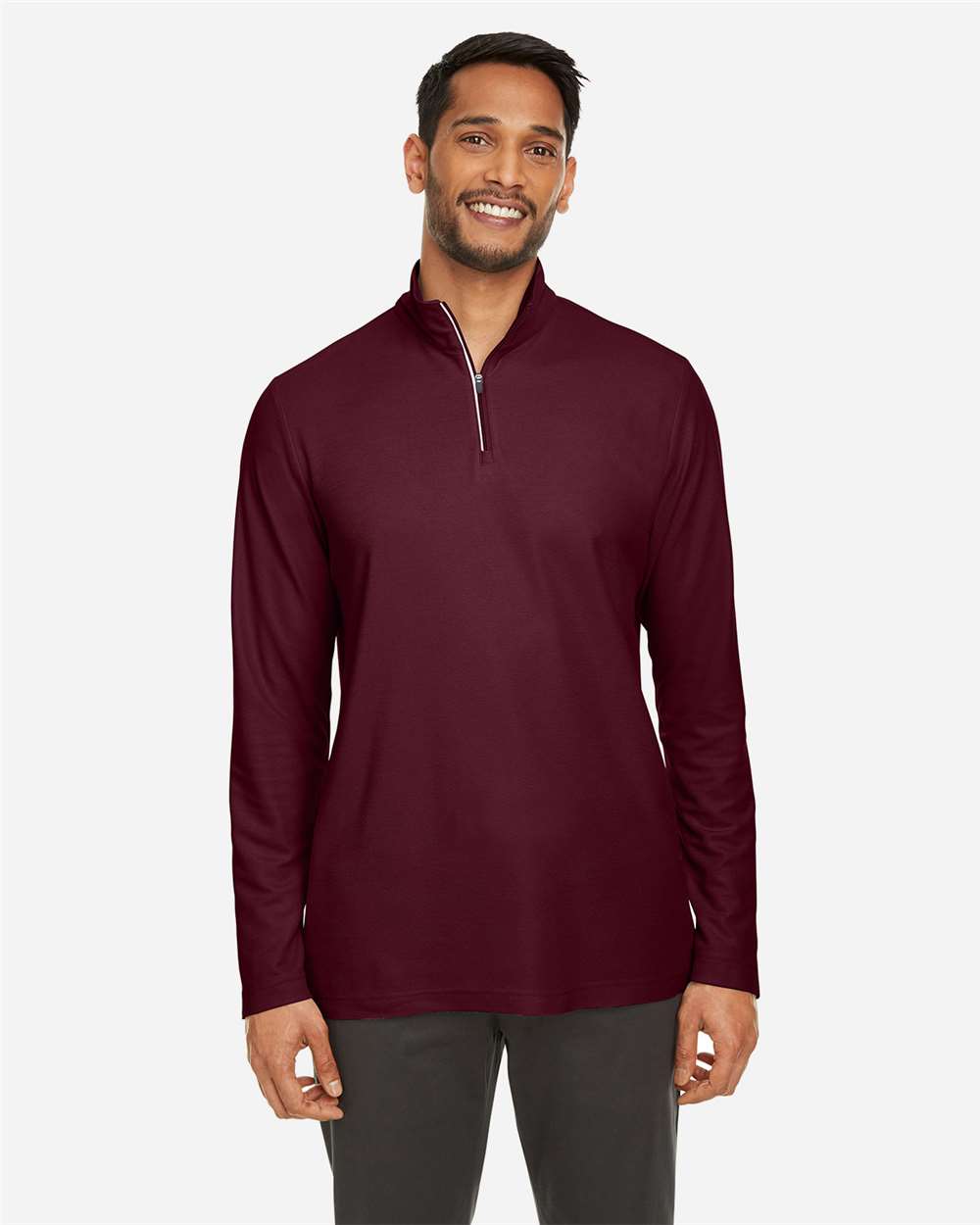 CORE365 CE405 Men's Fusion ChromaSoft™ Pique 1/4-Zip Pullover