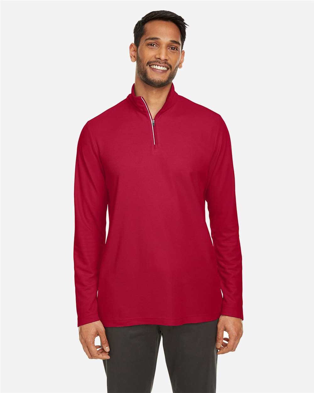 CORE365 CE405 Men's Fusion ChromaSoft™ Pique 1/4-Zip Pullover