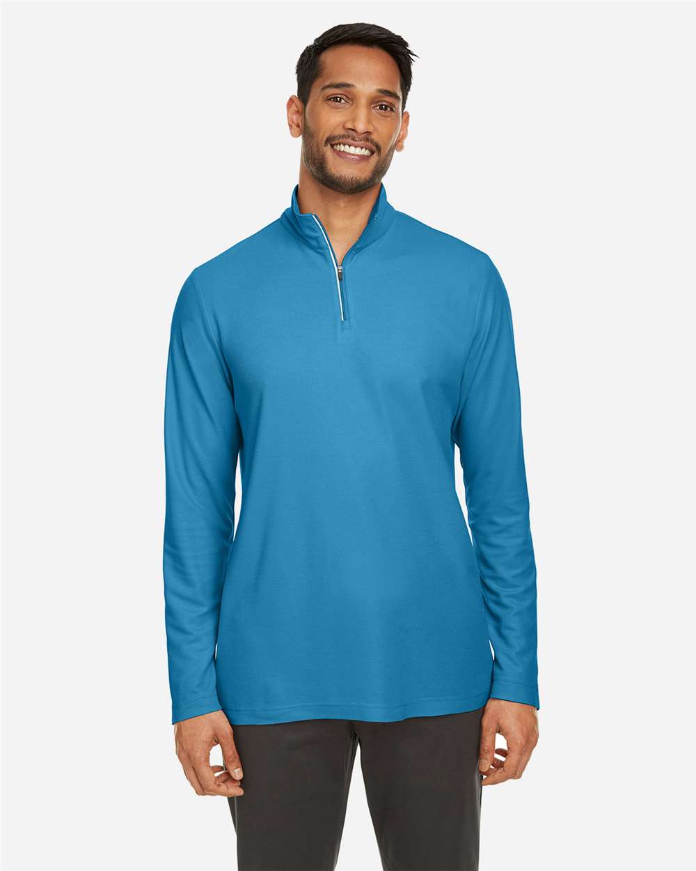 CORE365 CE405 Men's Fusion ChromaSoft™ Pique 1/4-Zip Pullover