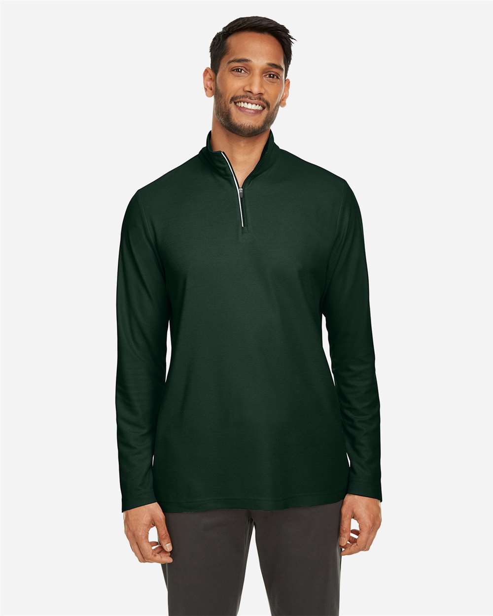 CORE365 CE405 Men's Fusion ChromaSoft™ Pique 1/4-Zip Pullover
