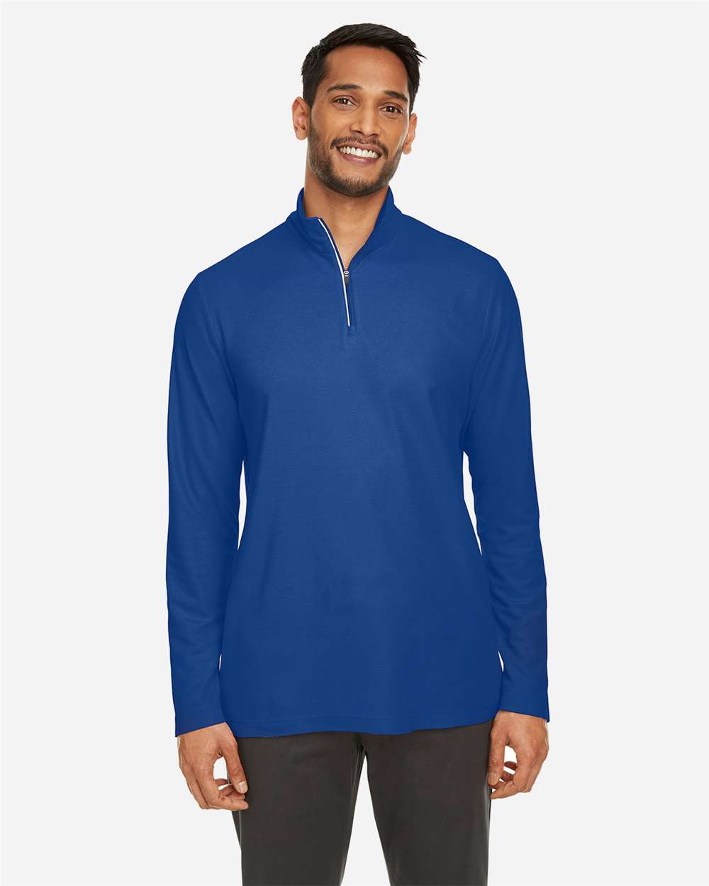 CORE365 CE405 Men's Fusion ChromaSoft™ Pique 1/4-Zip Pullover