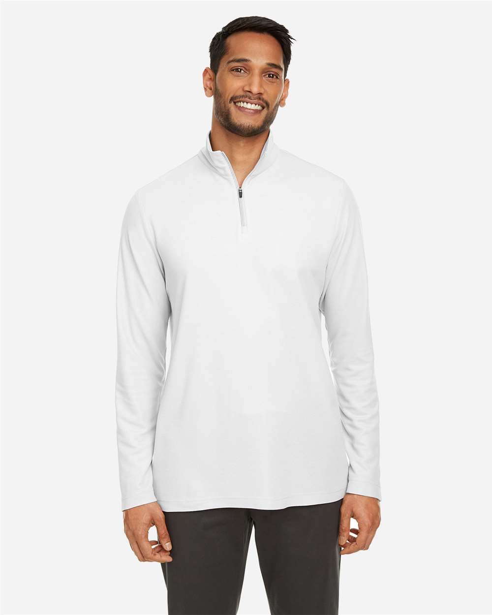 CORE365 CE405 Men's Fusion ChromaSoft™ Pique 1/4-Zip Pullover