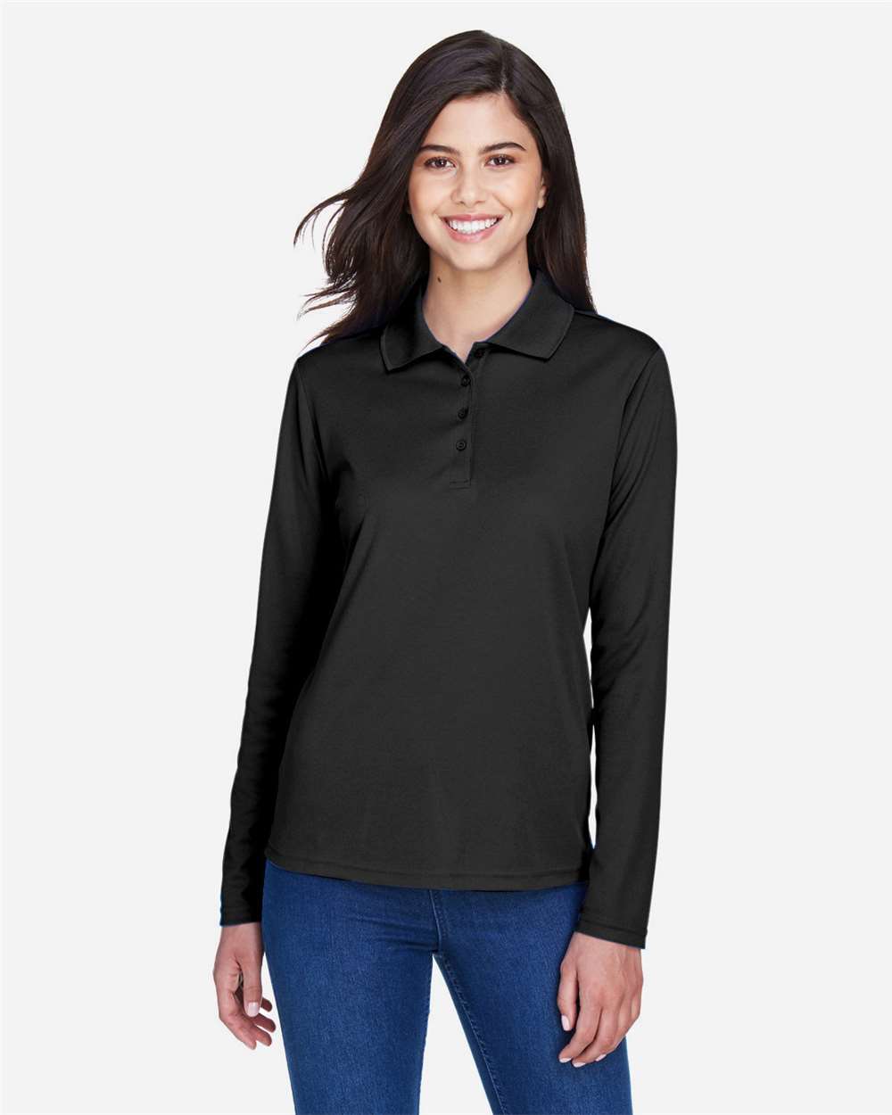 Core365 78192 Women's LS Piqué Polo