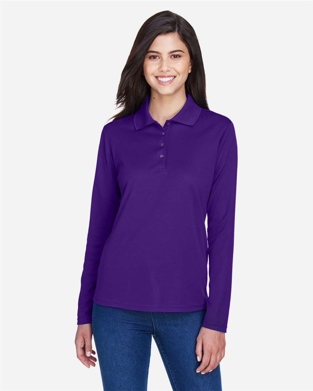 Core365 78192 Women's LS Piqué Polo