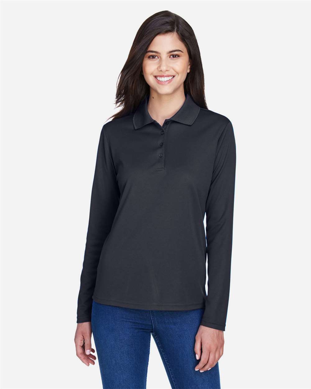 Core365 78192 Women's LS Piqué Polo