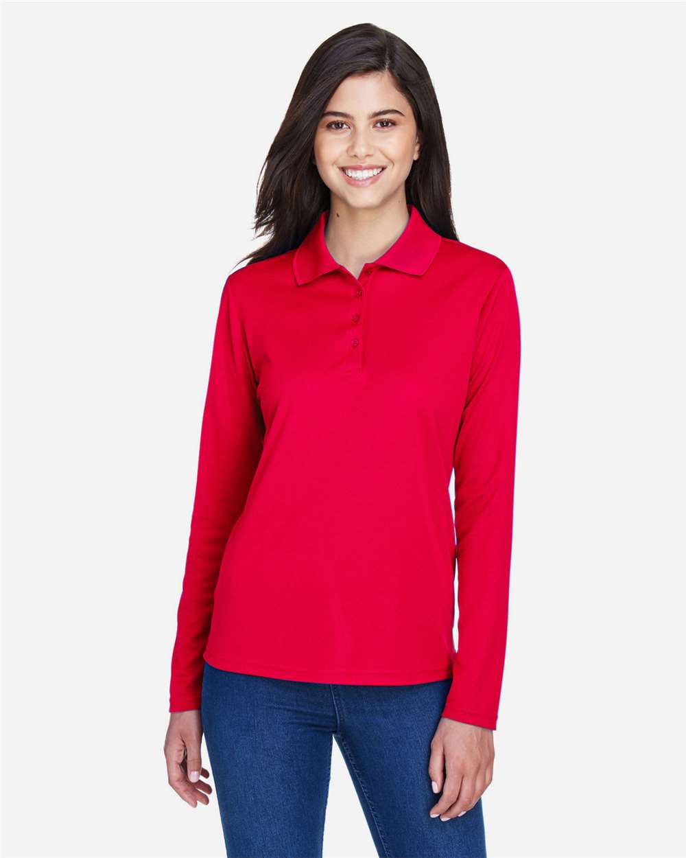 Core365 78192 Women's LS Piqué Polo