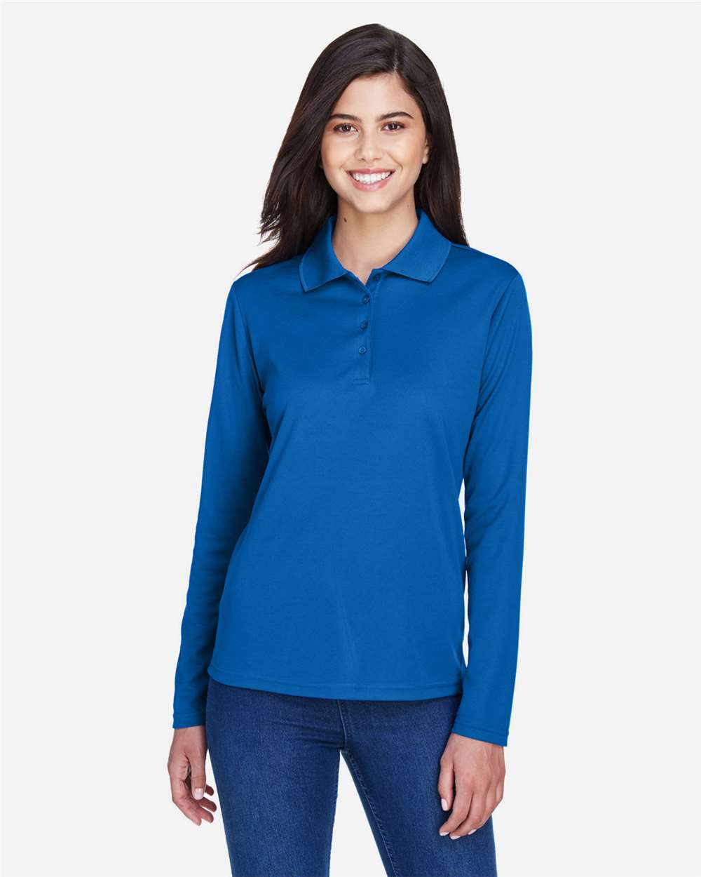 Core365 78192 Women's LS Piqué Polo