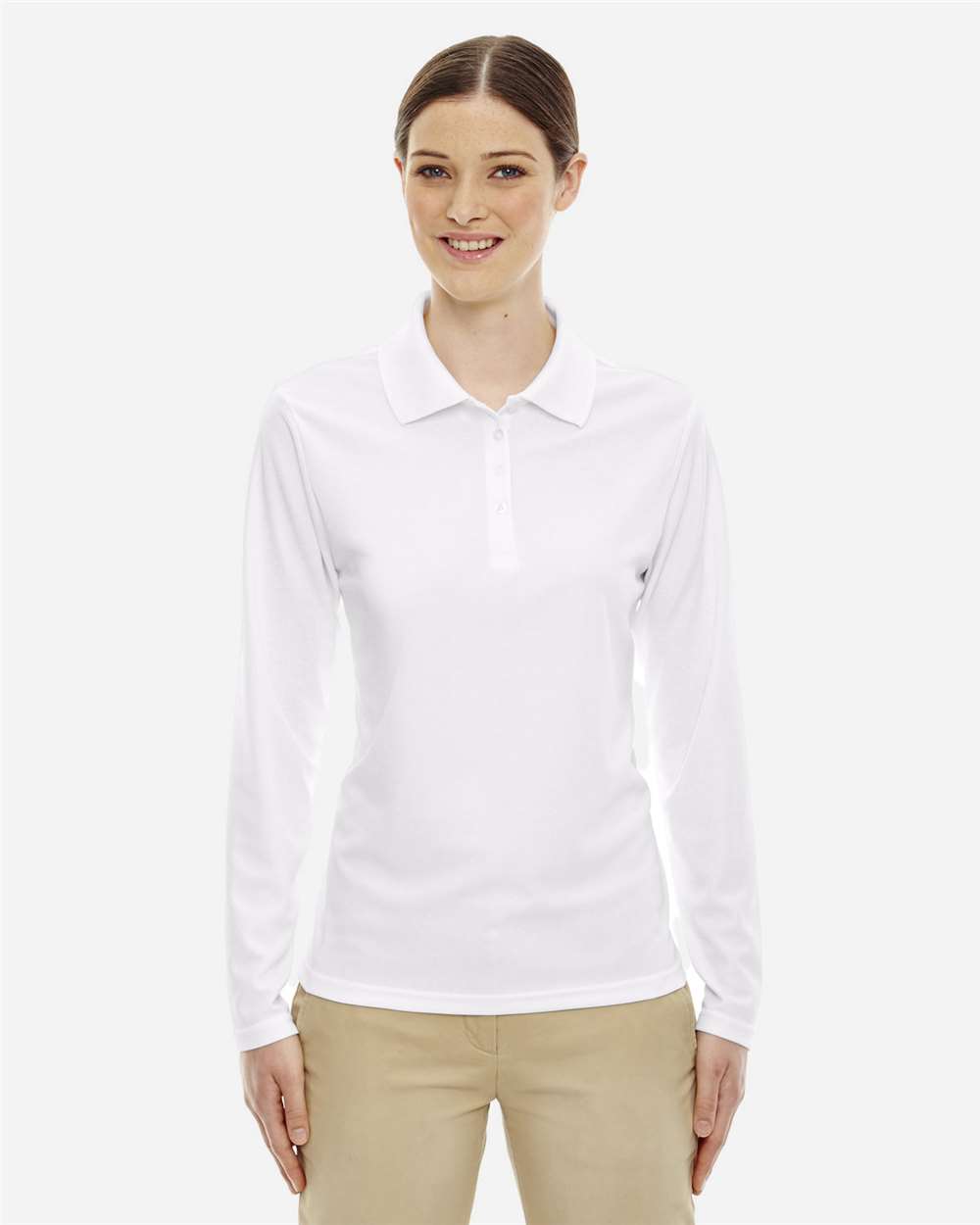Core365 78192 Women's LS Piqué Polo