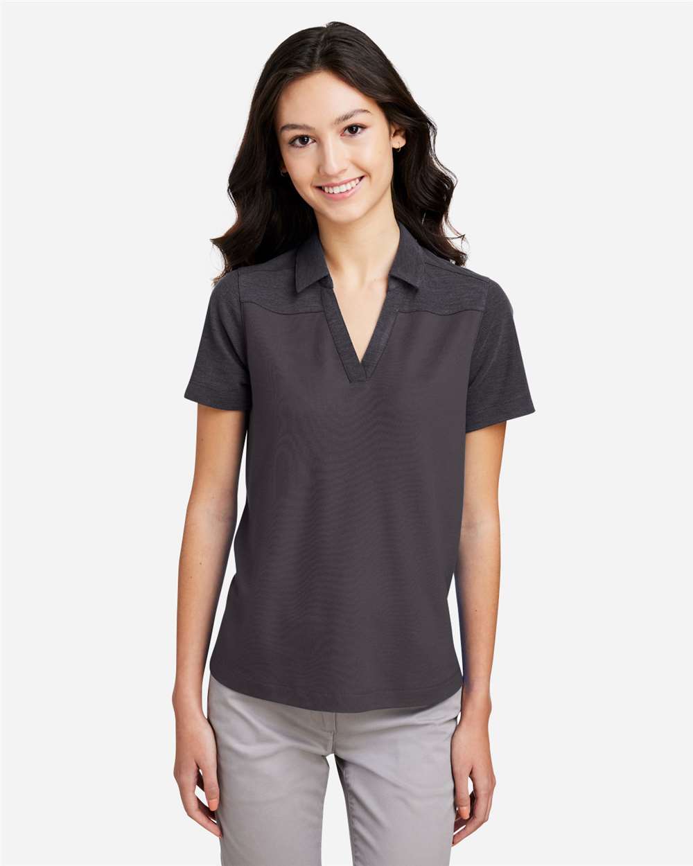 Core365 CE112CW Women's Fusion ChromaSoft™ Colorblock Polo