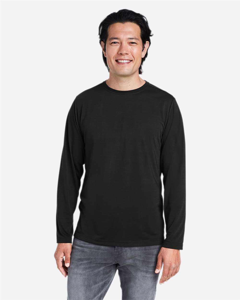CE111L Unisex Fusion ChromaSoft™ Performance Long Sleeve T-Shirt
