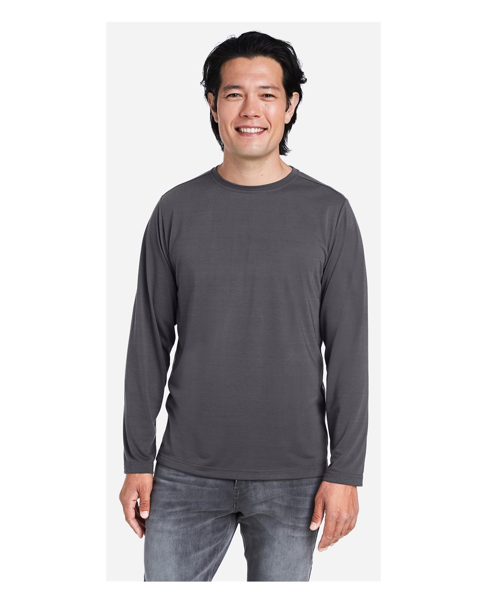 CE111L Unisex Fusion ChromaSoft™ Performance Long Sleeve T-Shirt
