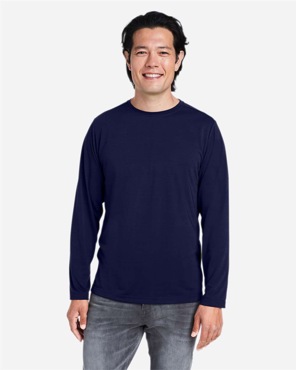 CE111L Unisex Fusion ChromaSoft™ Performance Long Sleeve T-Shirt