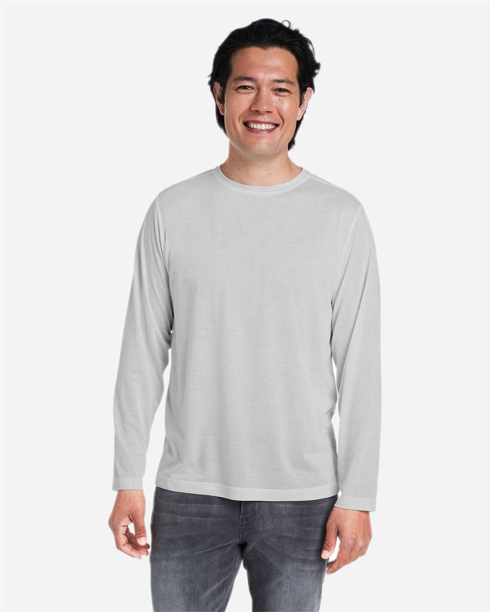 CE111L Unisex Fusion ChromaSoft™ Performance Long Sleeve T-Shirt