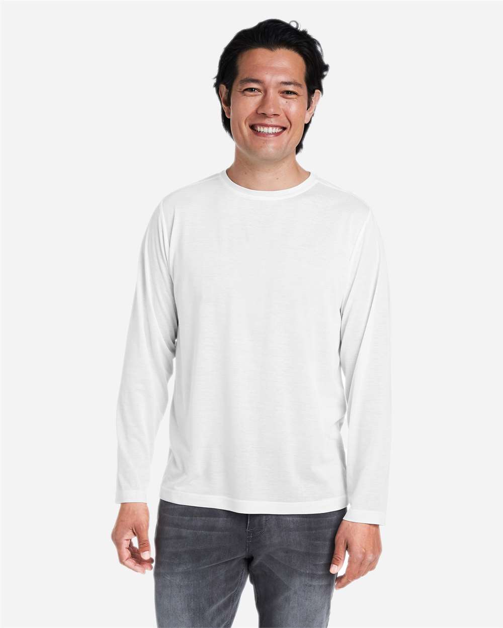 CE111L Unisex Fusion ChromaSoft™ Performance Long Sleeve T-Shirt