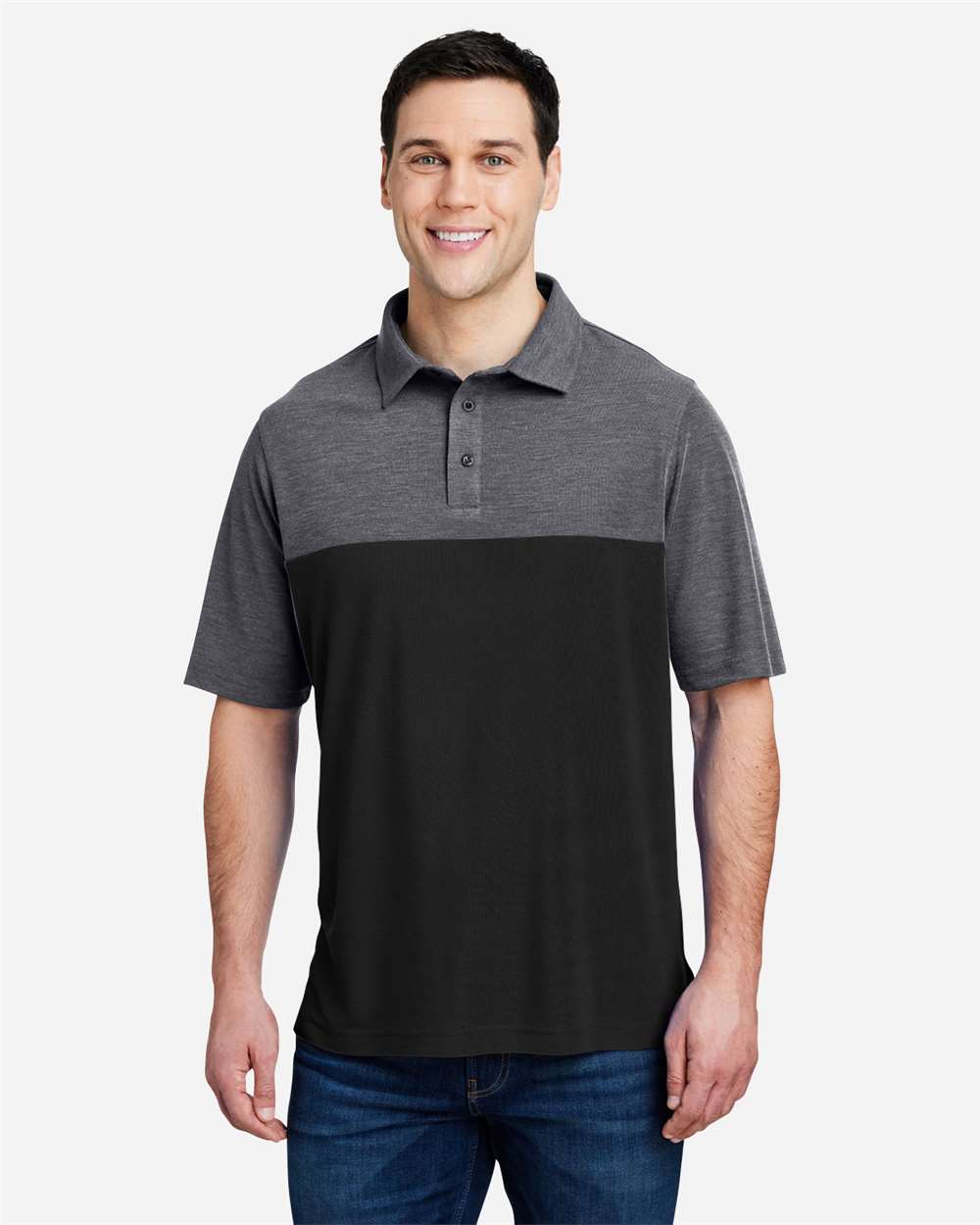 Core365 CE112C Men's ChromaSoft™ Colorblock Polo
