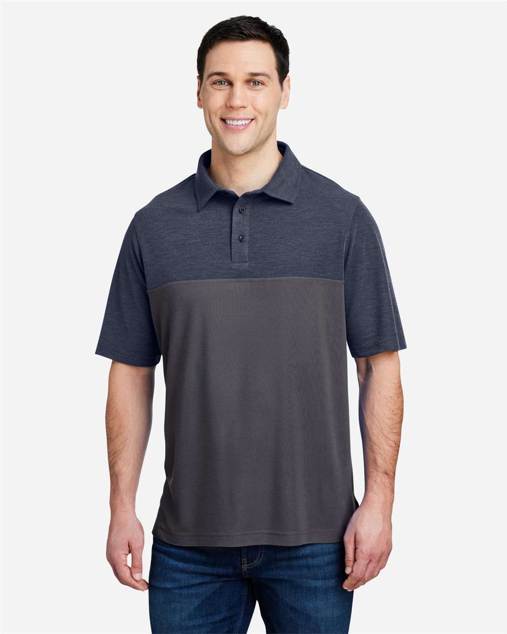 Core365 CE112C Men's ChromaSoft™ Colorblock Polo
