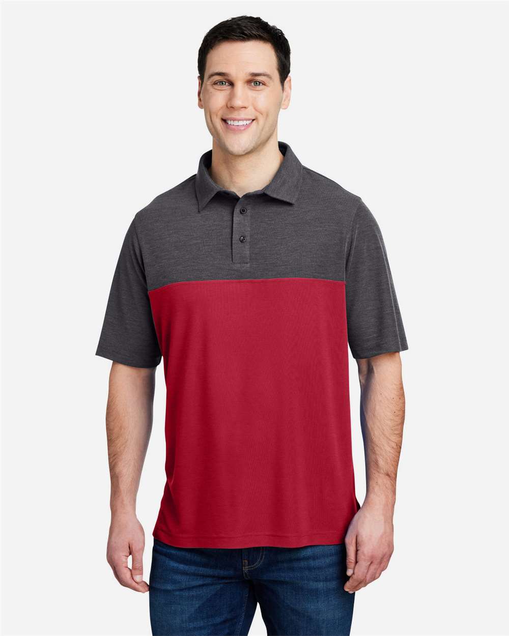 Core365 CE112C Men's ChromaSoft™ Colorblock Polo