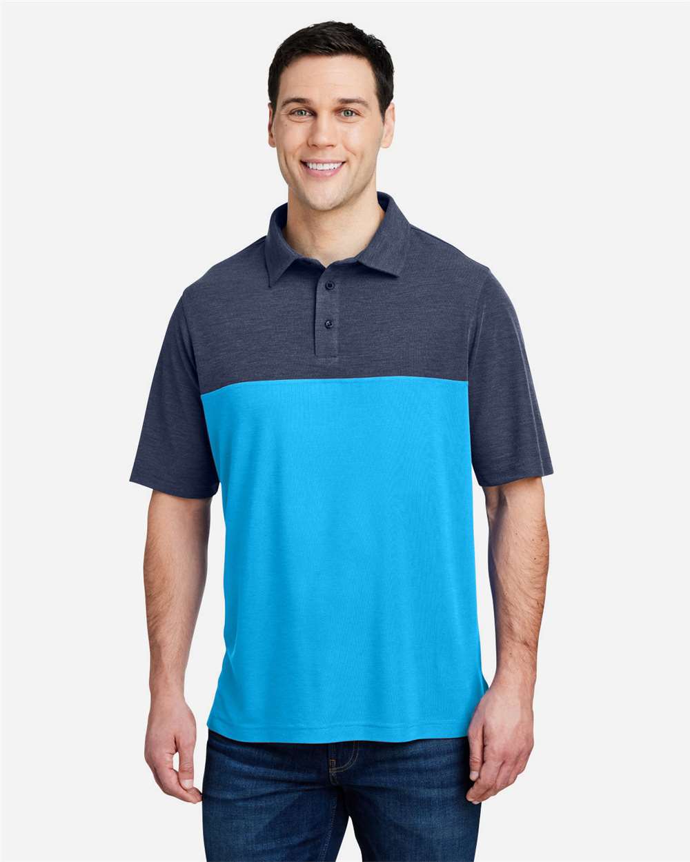 Core365 CE112C Men's ChromaSoft™ Colorblock Polo