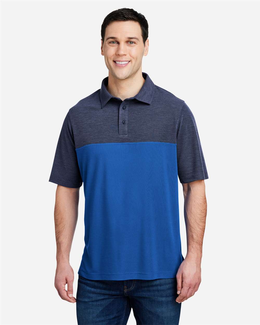 Core365 CE112C Men's ChromaSoft™ Colorblock Polo