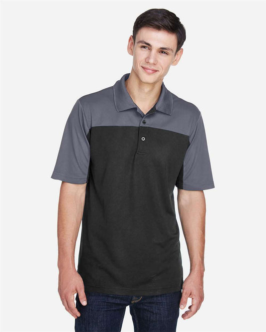 CE101 Men's Balance Colorblock Performance Piqué Polo