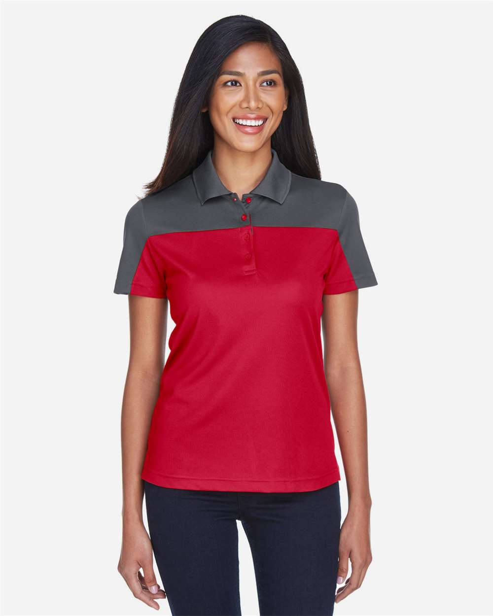 CE101W Women's Balance Colorblock Performance Piqué Polo