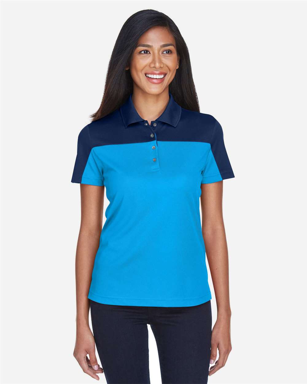 CE101W Women's Balance Colorblock Performance Piqué Polo
