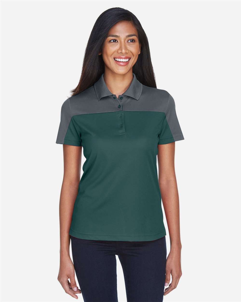CE101W Women's Balance Colorblock Performance Piqué Polo