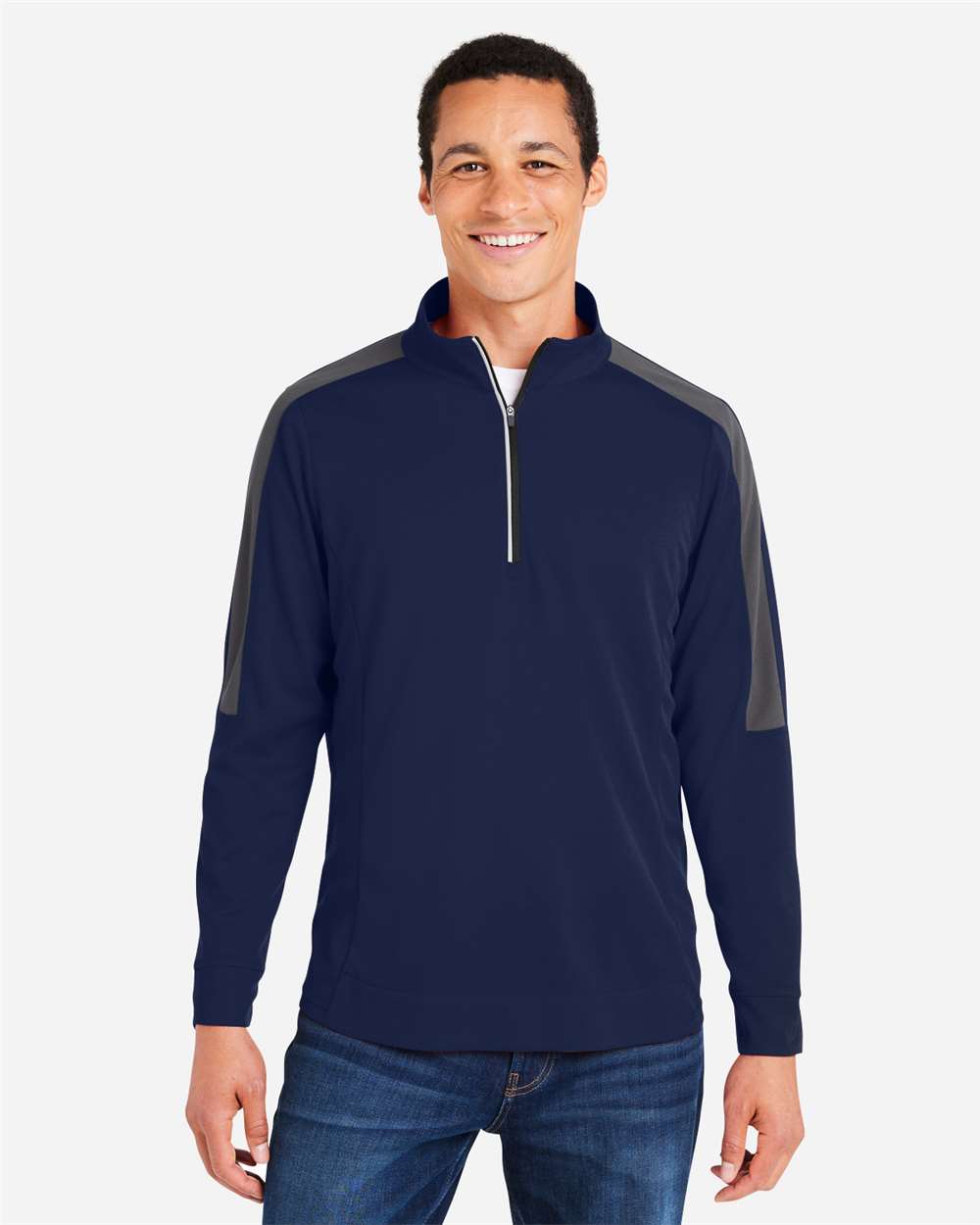 Core365 CE404 Men's Colorblock 1/4-Zip Pullover