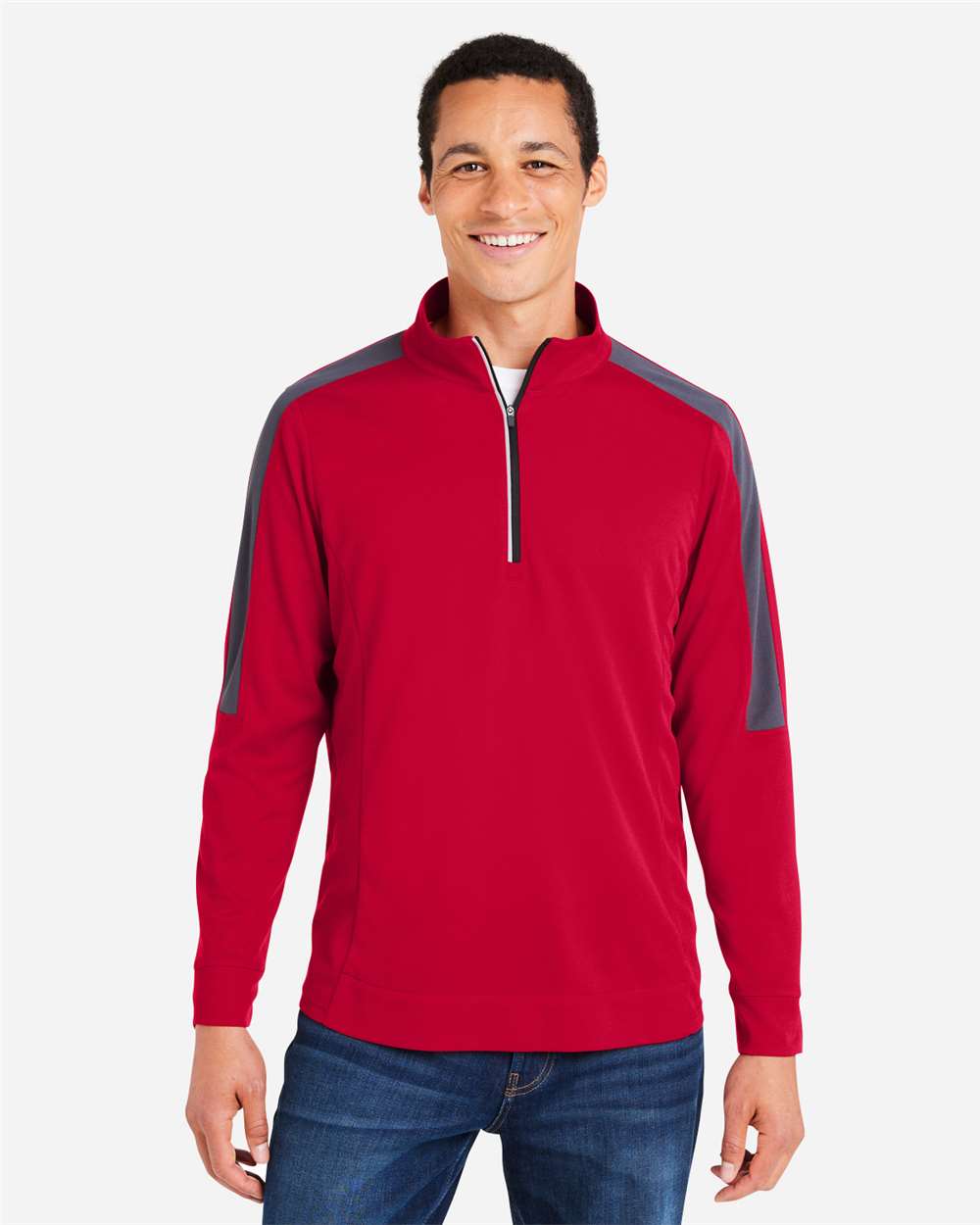 Core365 CE404 Men's Colorblock 1/4-Zip Pullover