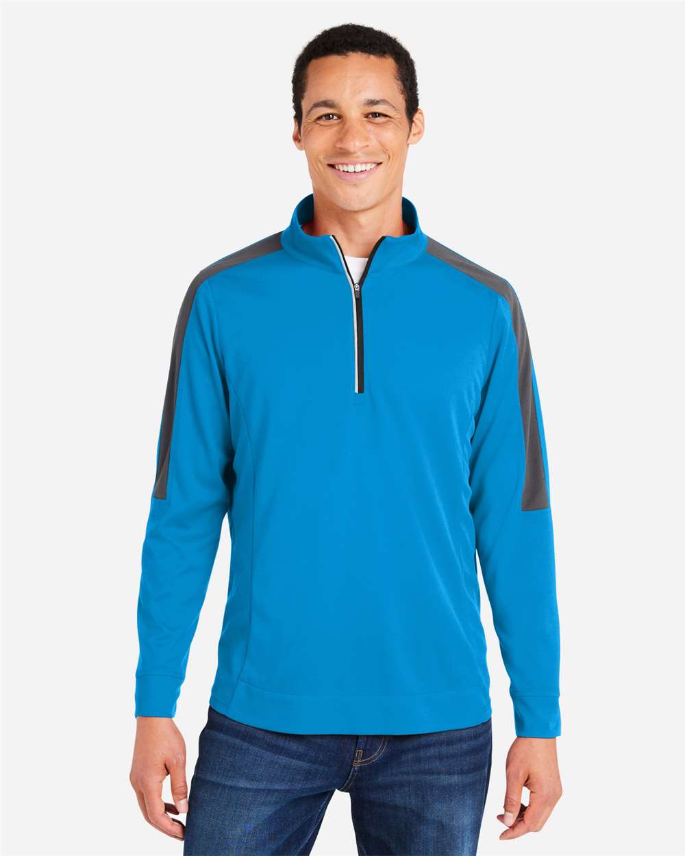 Core365 CE404 Men's Colorblock 1/4-Zip Pullover