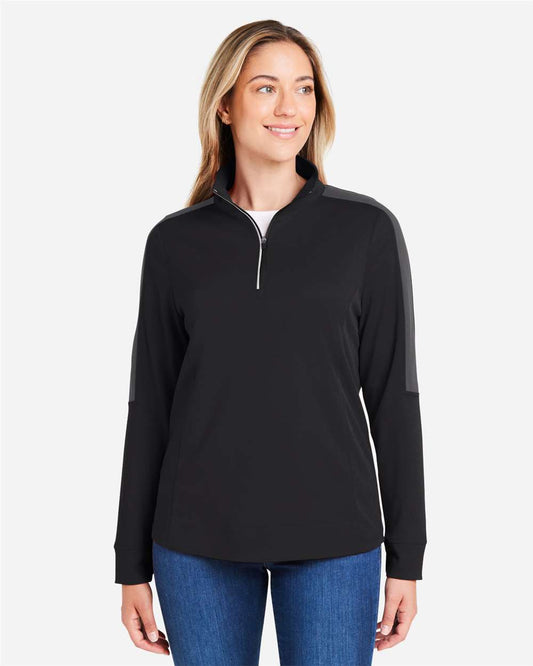 Core365 CE404W Women's Colorblock 1/4-Zip Pullover