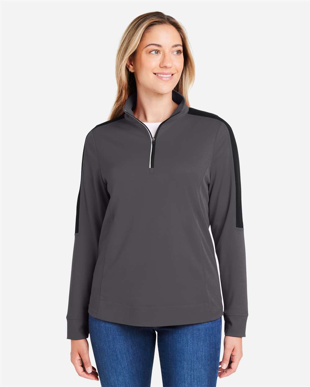 Core365 CE404W Women's Colorblock 1/4-Zip Pullover