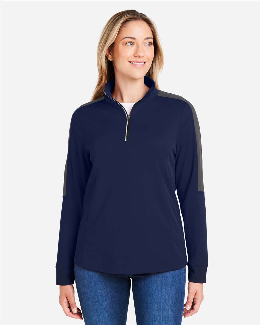 Core365 CE404W Women's Colorblock 1/4-Zip Pullover
