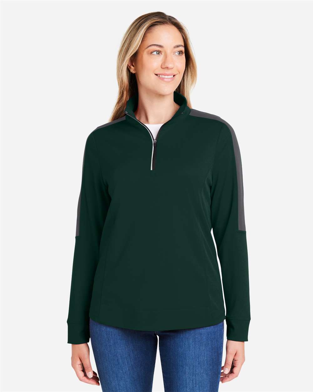 Core365 CE404W Women's Colorblock 1/4-Zip Pullover