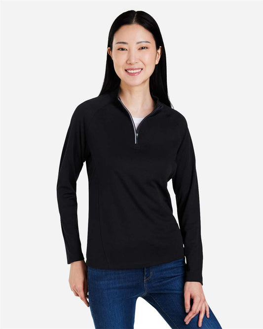 CORE365 CE418W Women's Origin Performance Pique Quarter-Zip Pullover