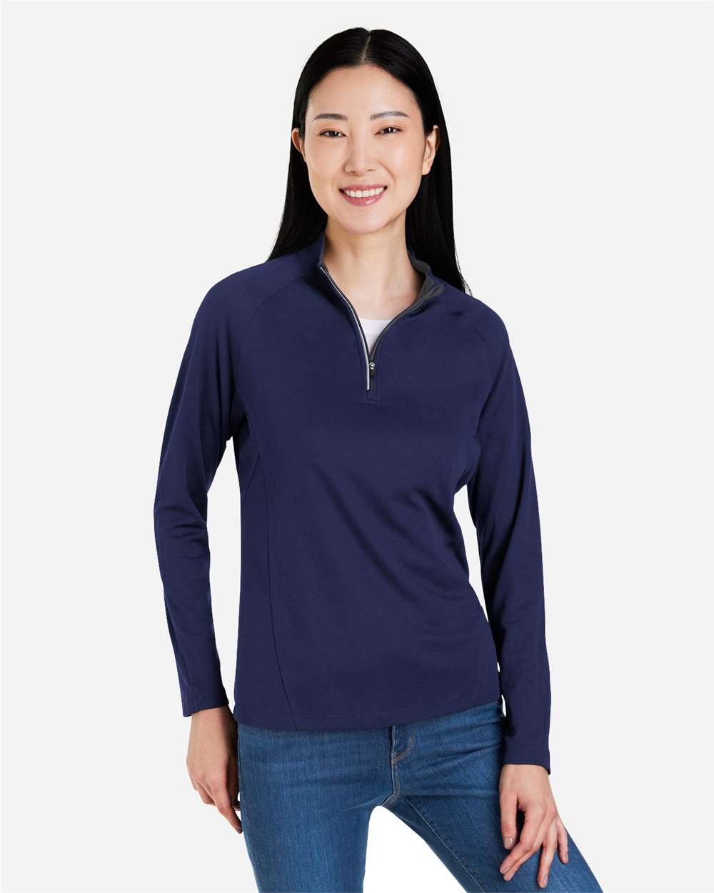 CORE365 CE418W Women's Origin Performance Pique Quarter-Zip Pullover