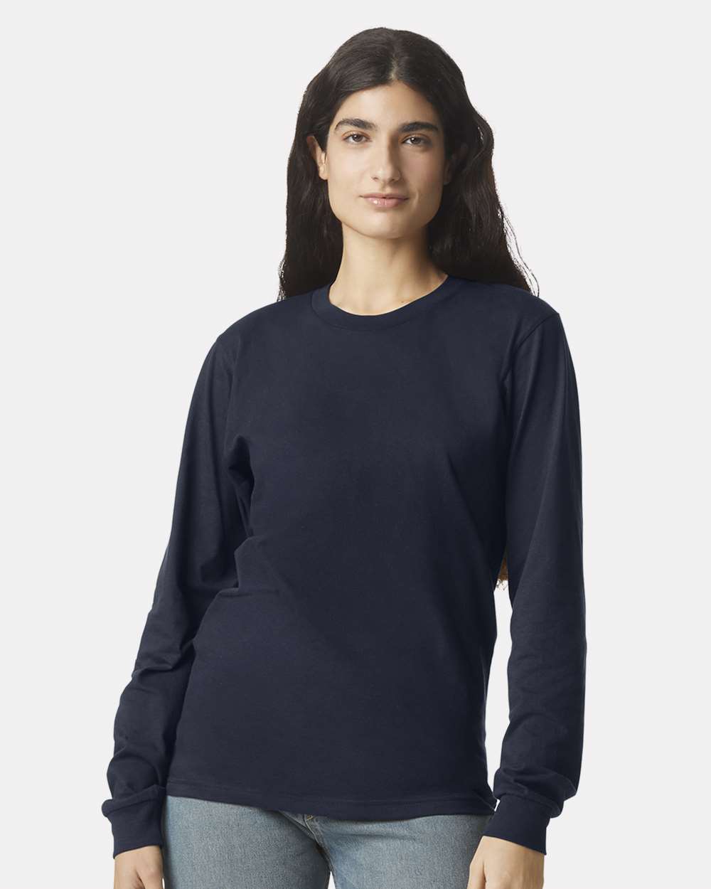 American Apparel 2007 Unisex Fine Jersey Long Sleeve Tee
