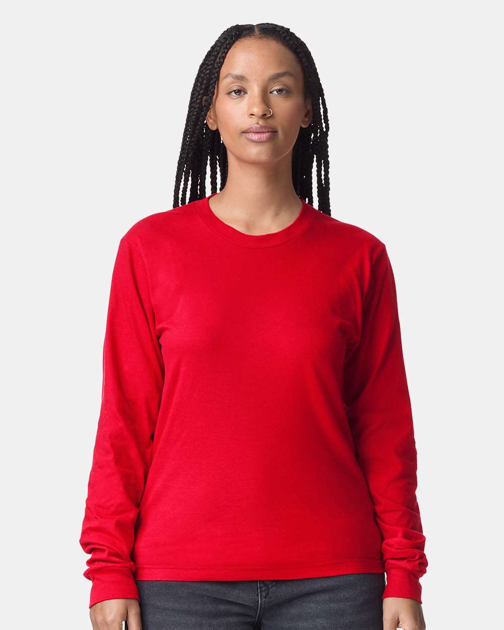 American Apparel 2007 Unisex Fine Jersey Long Sleeve Tee
